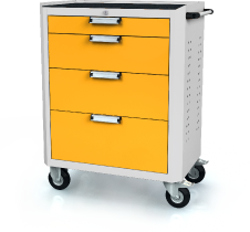 Trolley DVU 968 x 765 x 500 - basic - 4x drawers